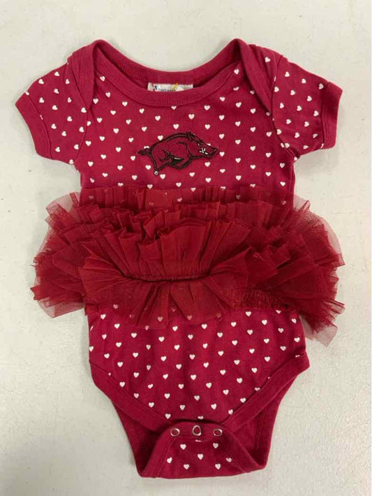 TWO FEET AHEAD Red Infant Size 12 MO Girls 1PC Casual