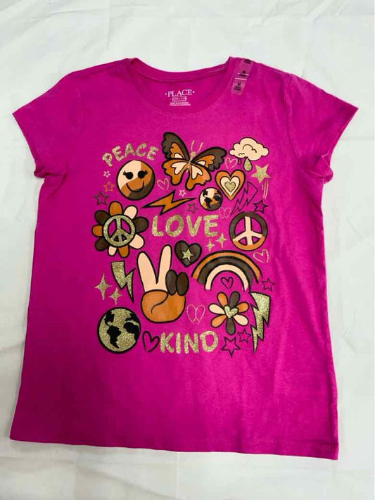 Children's Place (D) Pink Youth Size 7-8 Girls SSTop