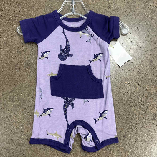 Kyte Baby (A) Purple Infant Size 0-3 MO Boys 1PC Casual