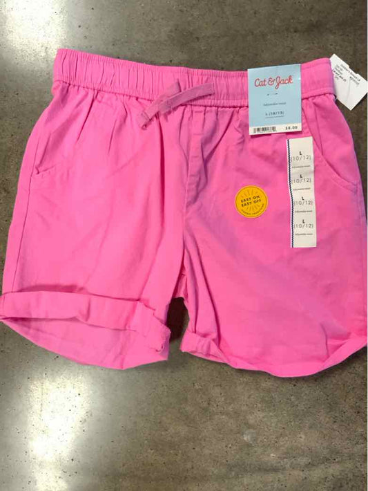 Cat and Jack (D) Pink Youth Size 12 Girls ShortBasic