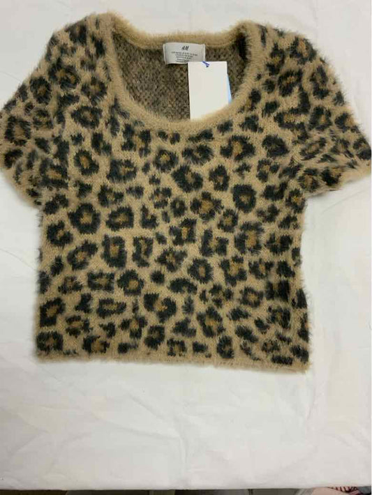 H & M (D) Brown Youth Size 12 Girls SweaterLight