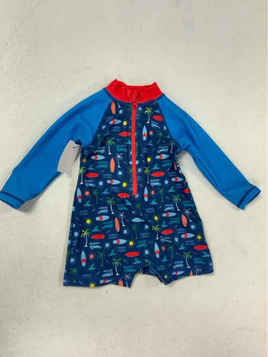 Andy & Evan (A) Blue Infant Size 3-6 MO Boys 1PCSwimwear