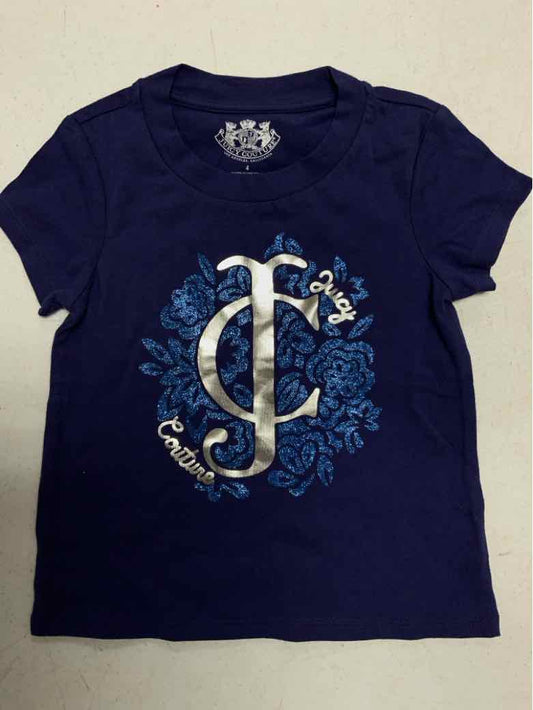 Juicy Couture (B) Blue Toddler Size 4 Girls SSTop