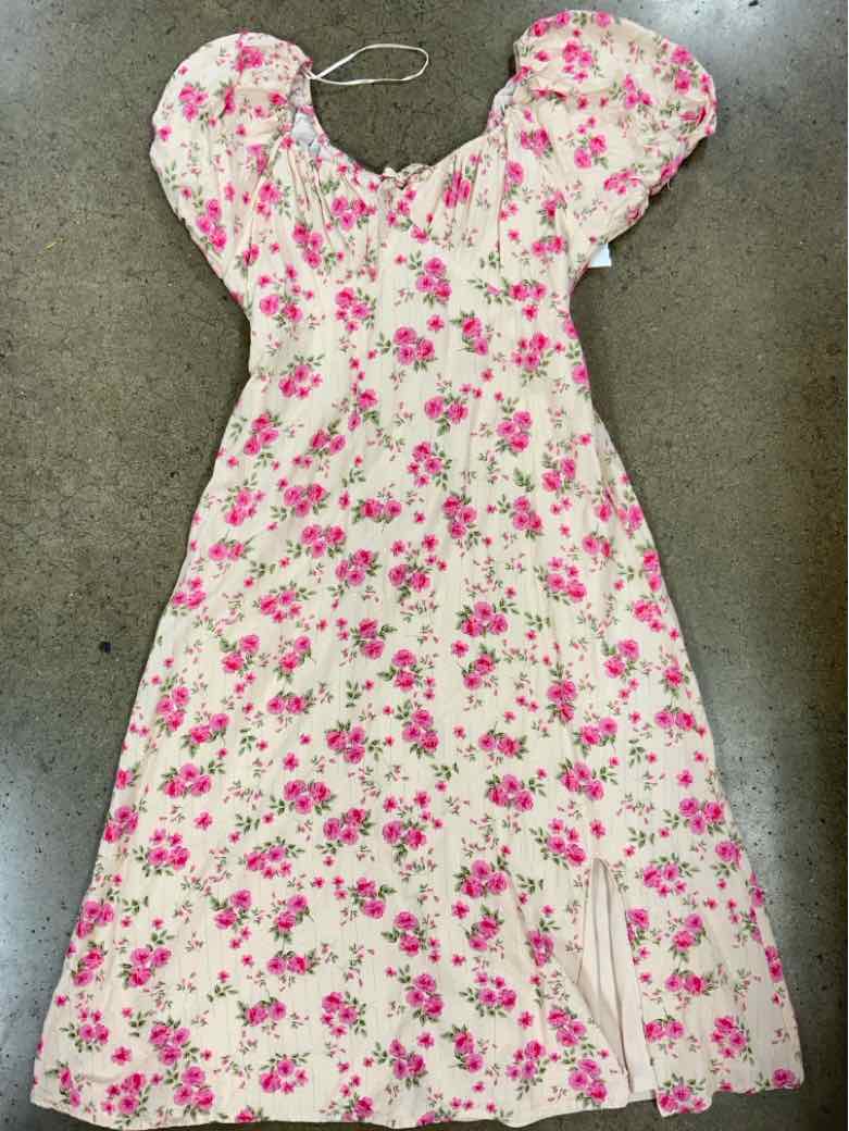 GB Girls (AA) Cream Youth Size 10 Girls CasualDress