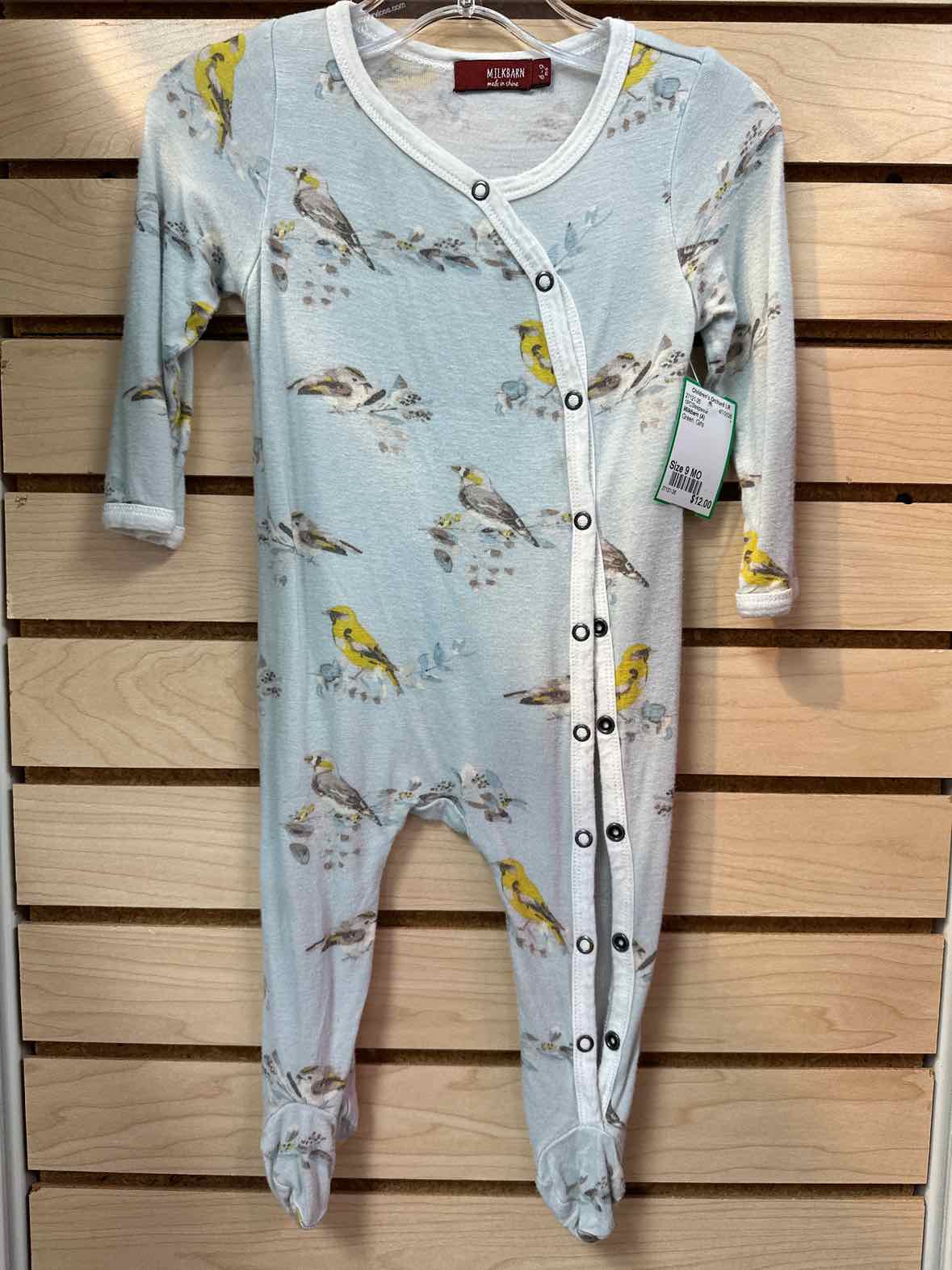 Milkbarn (A) Green Infant Size 9 MO Girls 1PCSleepwear