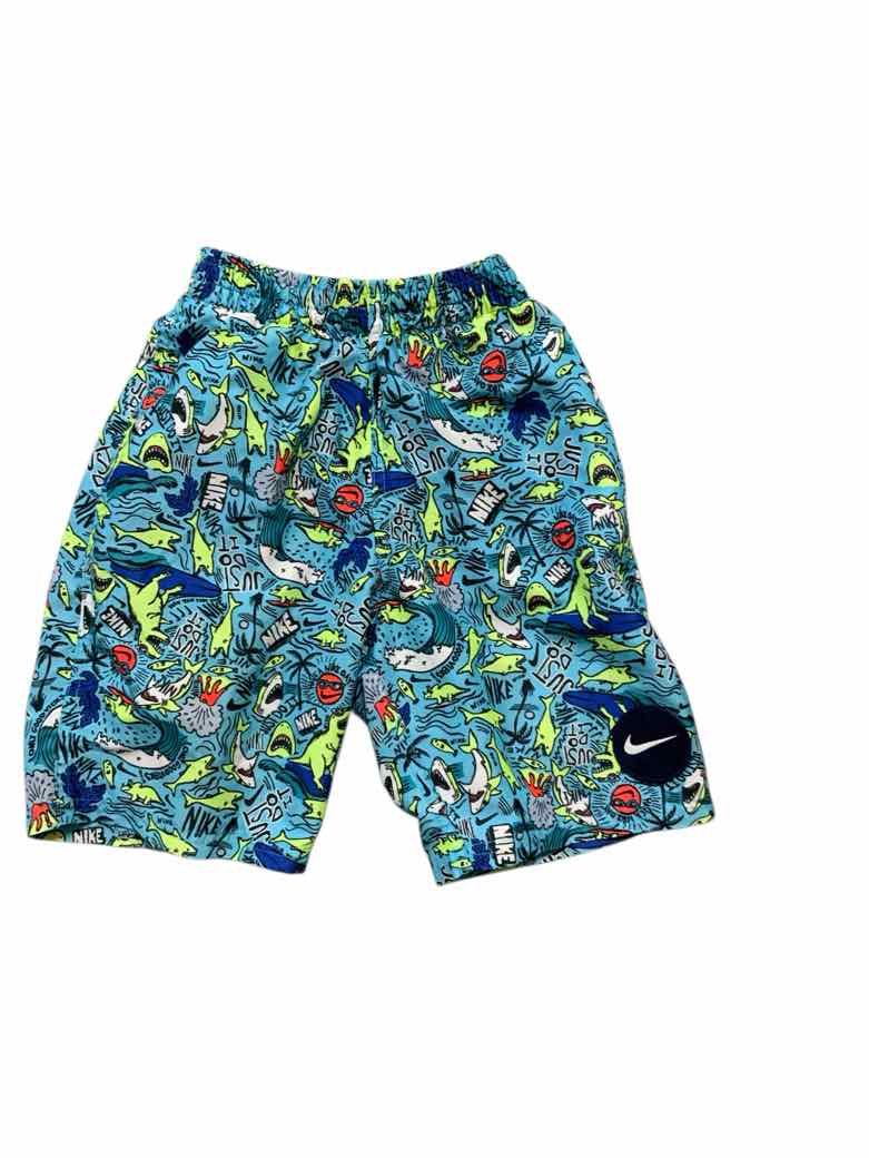 Nike (B) Blue Youth Size 7 Boys SwimTrunks