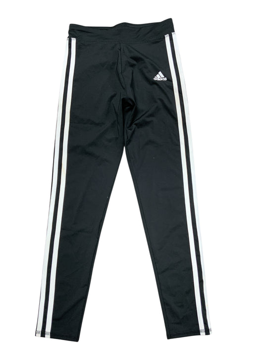 Adidas (B) Black Youth Size 12 Girls AthleticLeggings
