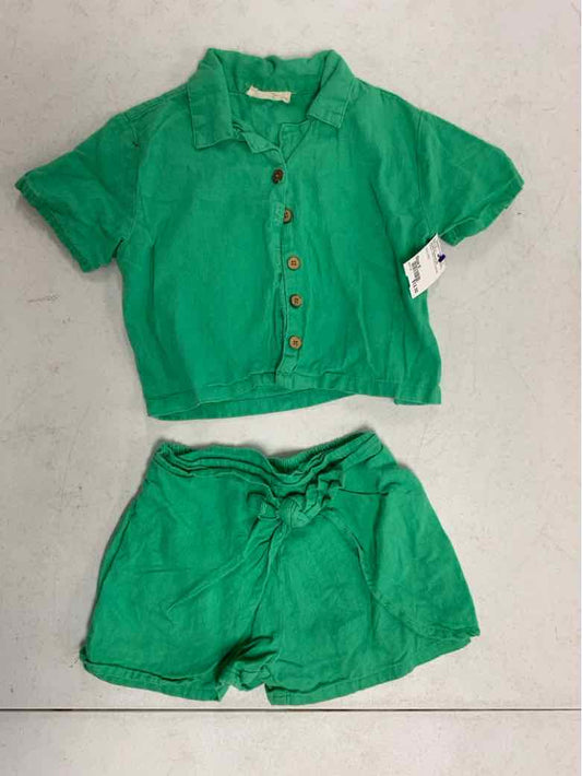 Jessica Simpson (B) Green Youth Size 6 Girls 2PCCasual