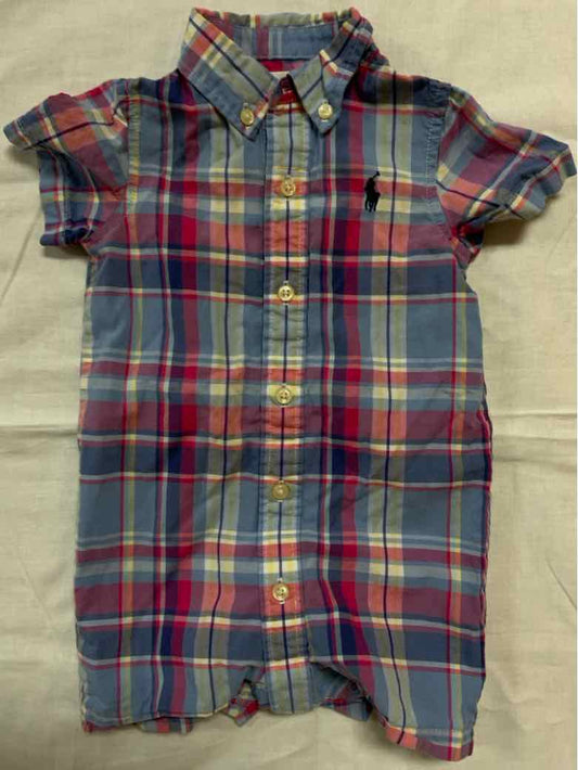 Polo Ralph Lauren (A) Blue Infant Size 6 MO Boys 1PC Casual
