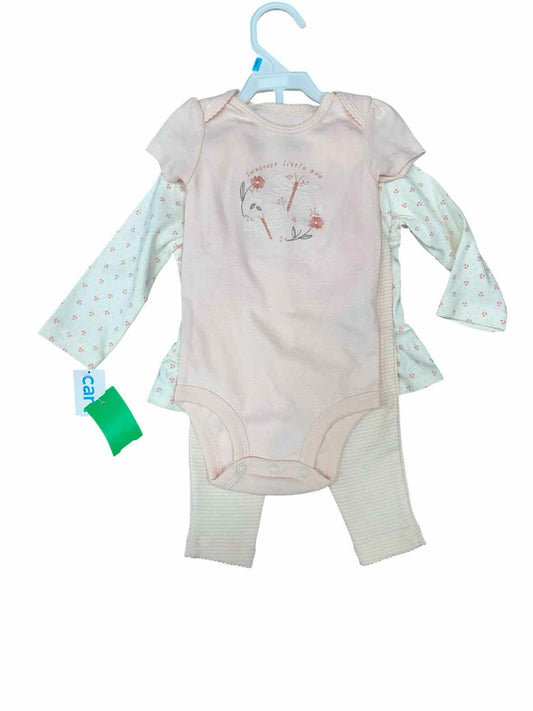Carters (C) Pink Infant Size 6 MO Girls 3PC Casual