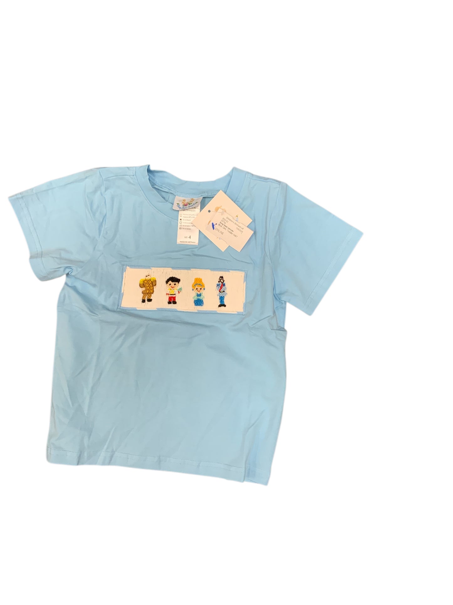 busy bees smocks Blue Toddler Size 4 Girls SSTop