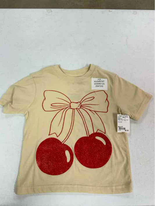 isaacmorris Cream Toddler Size 5T Girls SSTop