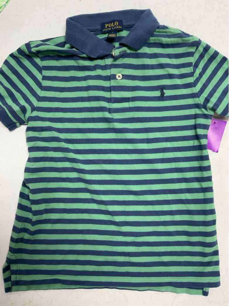 Polo Ralph Lauren (A) Green Youth Size 7 Boys SSTop