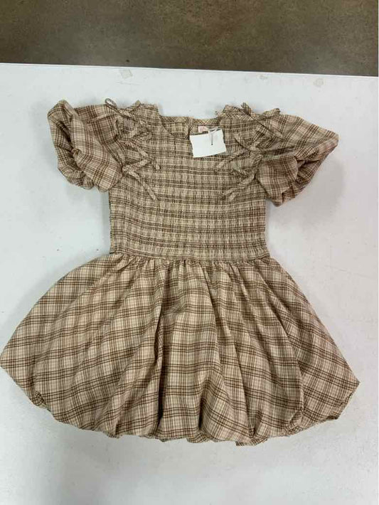 GB Girls (AA) Cream Toddler Size 5 Girls CasualDress