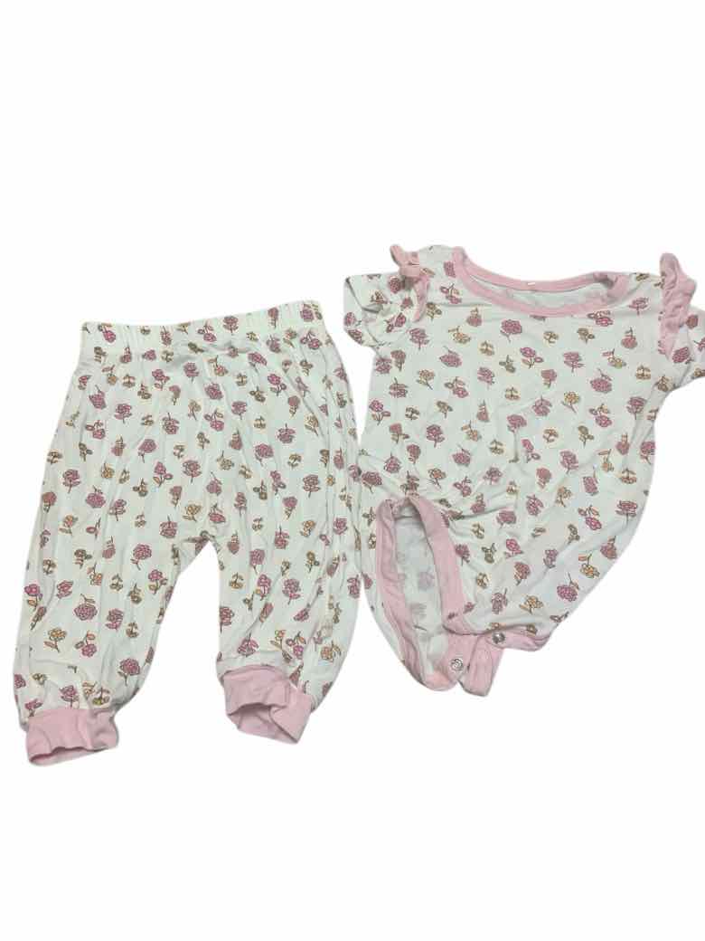 Milkbarn (A) Floral Infant Size 9 MO Girls 2PC Casual