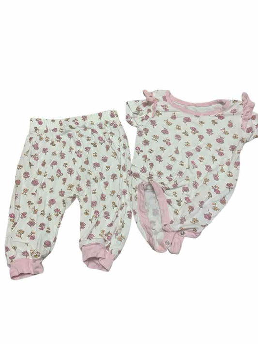 Milkbarn (A) Floral Infant Size 9 MO Girls 2PC Casual