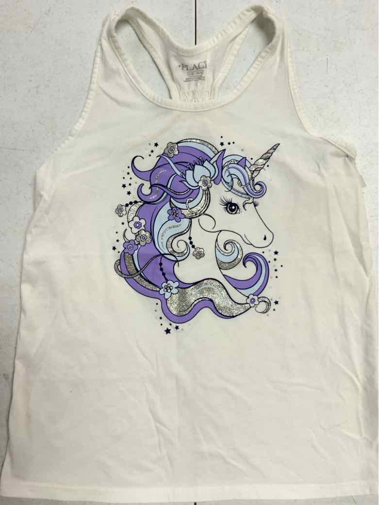Children's Place (D) White Youth Size 12 Girls TankTop