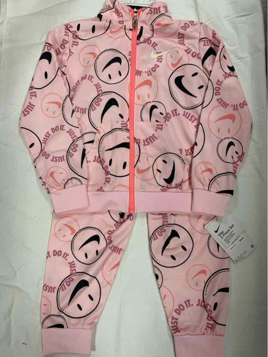 Nike (B) Pink Toddler Size 4 Girls 2PCCasual