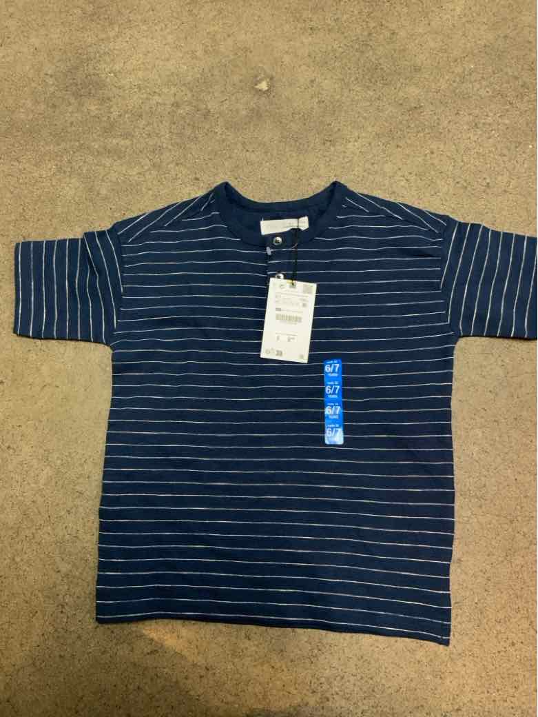 Zara (B) Blue Youth Size 7 Boys SSTop
