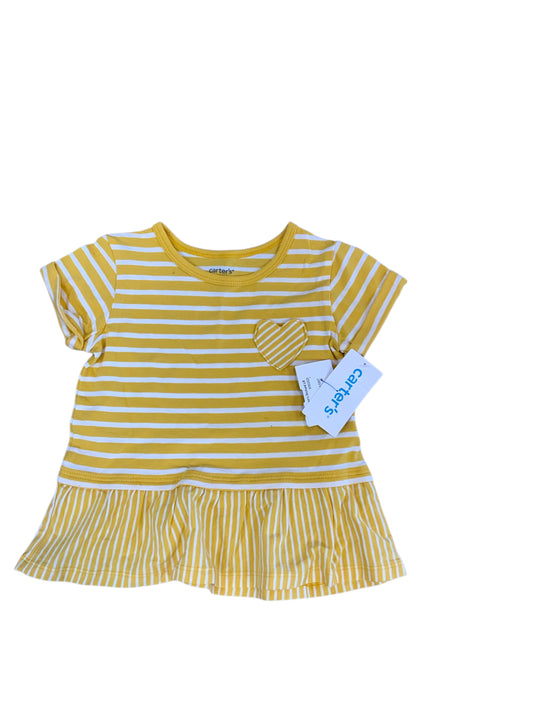 Carters (C) Yellow Infant Size 18 MO Girls SSTop