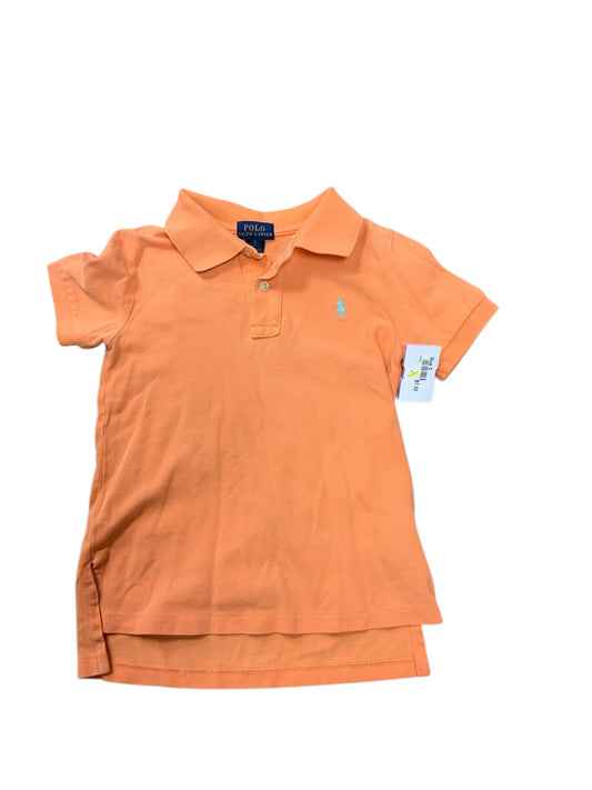 Polo Ralph Lauren (A) Orange Toddler Size 5 Boys SSTop