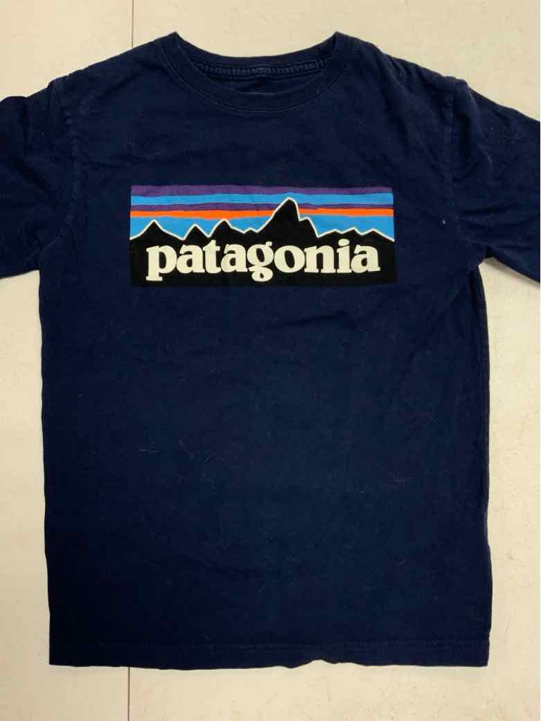 Patagonia (A) Navy Youth Size 8 Boys SSTop